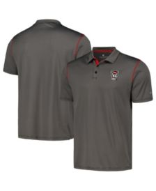 Men's Colosseum Black NC State Wolfpack Free Spirited Mesh Button-Up  Baseball Jersey