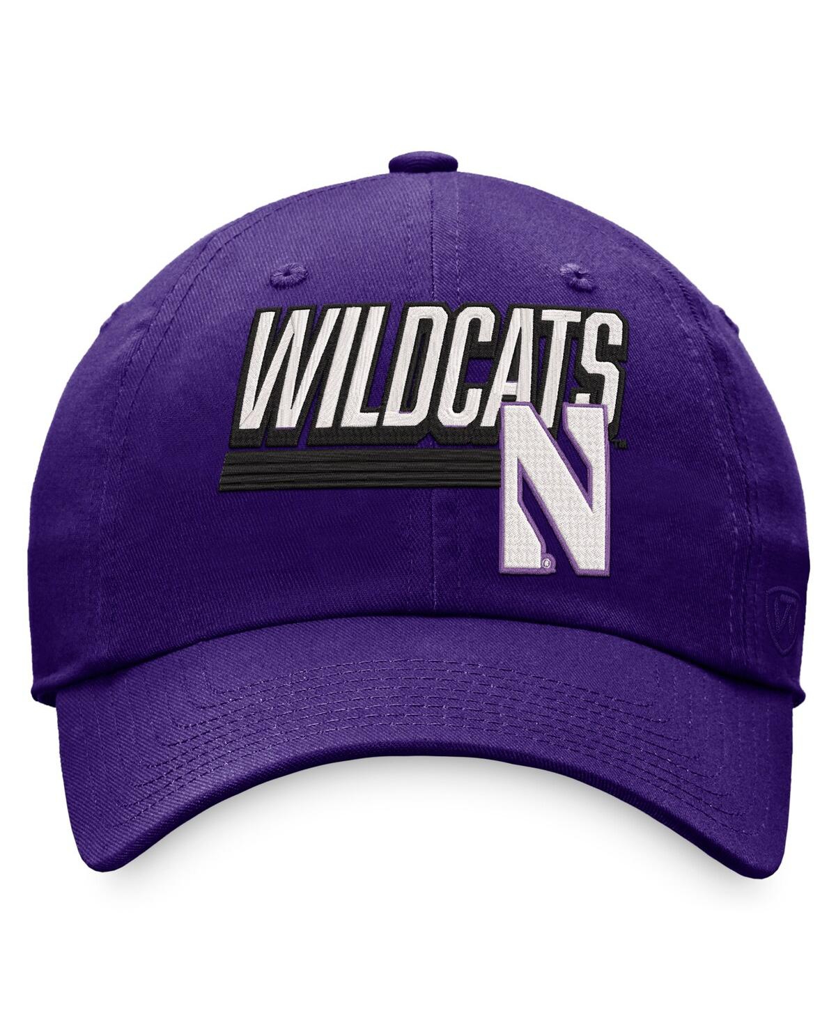 Shop Top Of The World Men's  Purple Northwestern Wildcats Slice Adjustable Hat