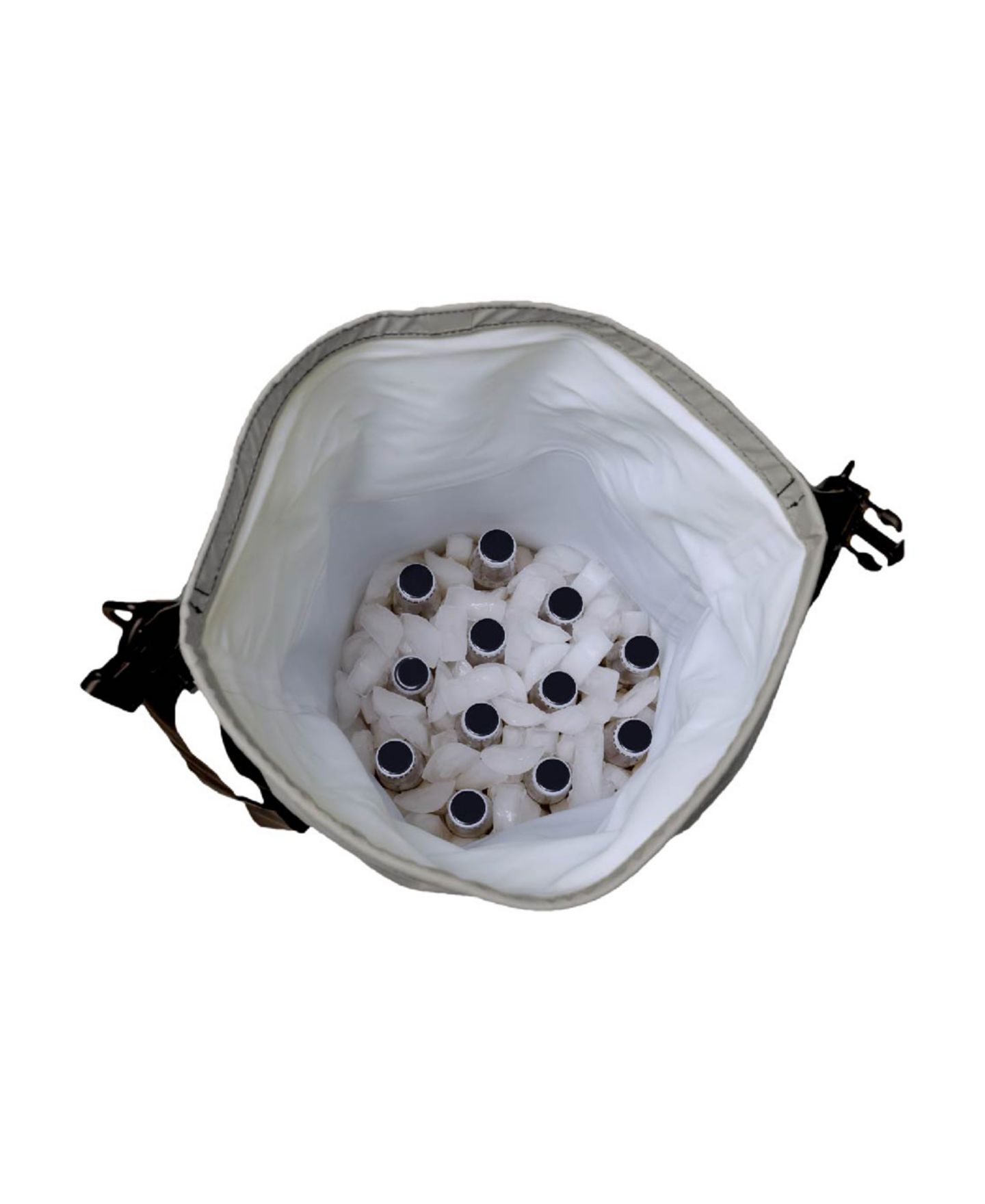 Сумка geckobrands 30 Liters Dry Bag Cooler with Straps, цвет: Серый — фото 2