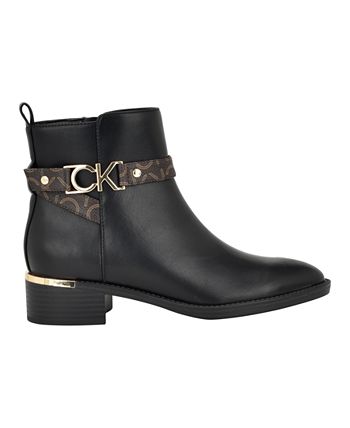 Calvin klein women's deals perron booties