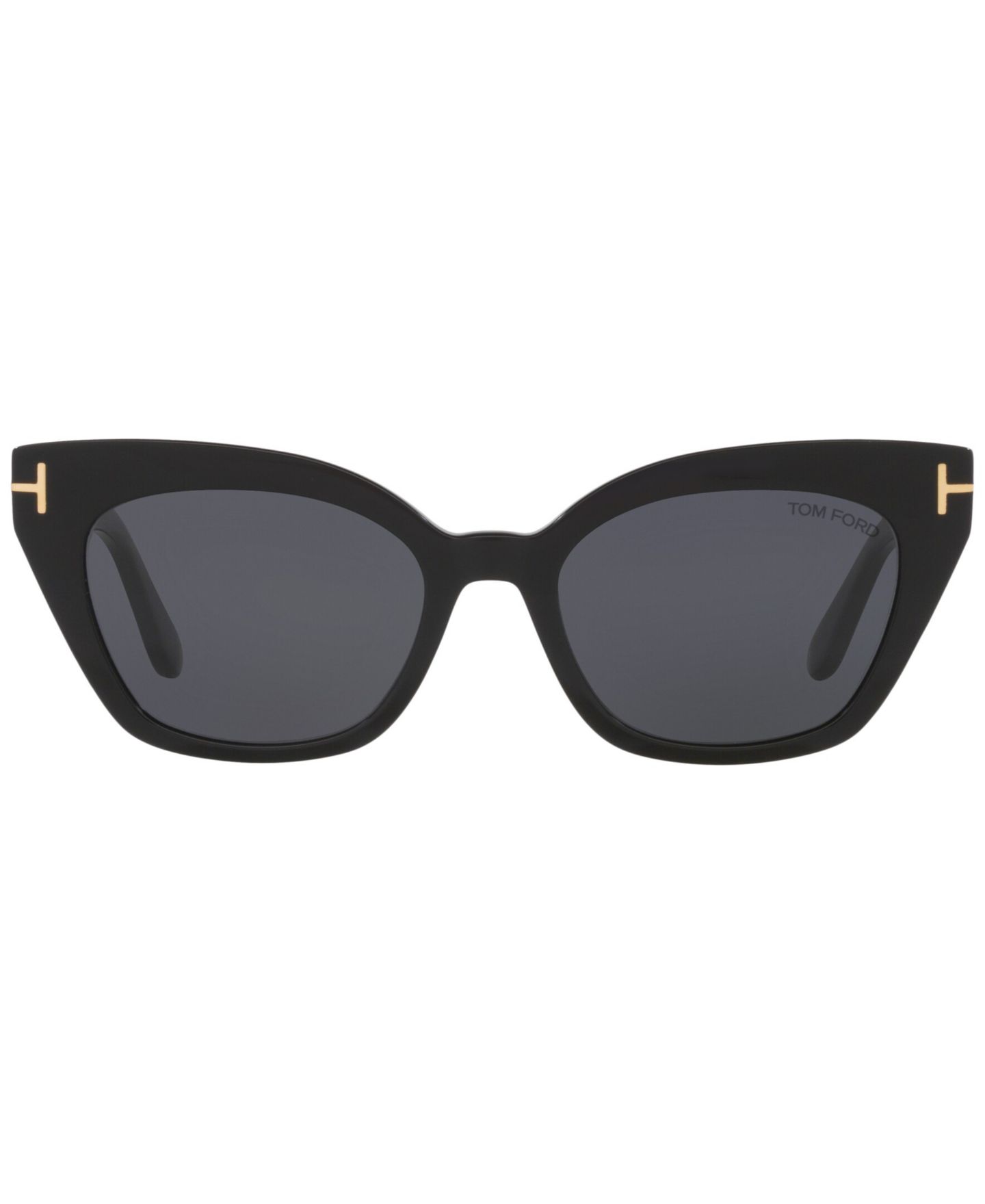 Женские солнцезащитные очки Tom Ford Juliette, цвет: Блестящий чёрный — фото 3