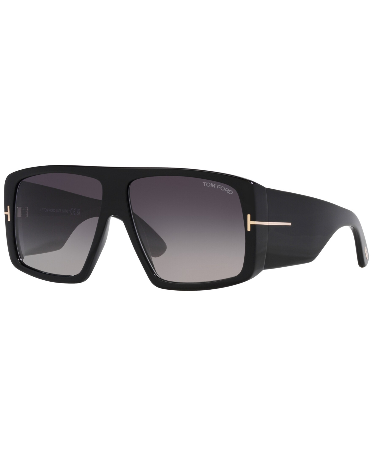 Tom Ford Unisex Sunglasses, Raven In Shiny Black