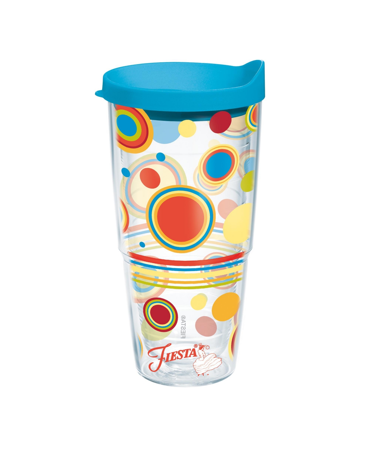 Tervis Tumbler Tervis Fiesta Poppy Dots Made In Usa Double Walled Insulated Tumbler Travel Cup Keeps Drinks Cold & In Open Miscellaneous