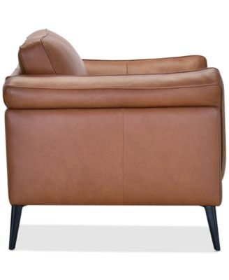 Keery 49" Leather Chair, Created for Macy's