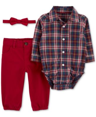 Carter's - Baby Boys 3-Pc. Dress Me Up Set