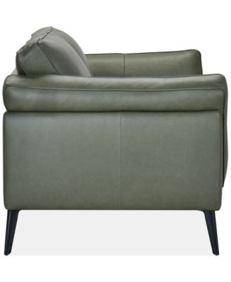 Keery 66.5" Leather Loveseat, Created for Macy's