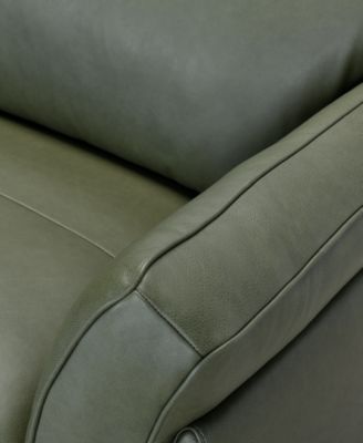 Keery 66.5" Leather Loveseat, Created for Macy's
