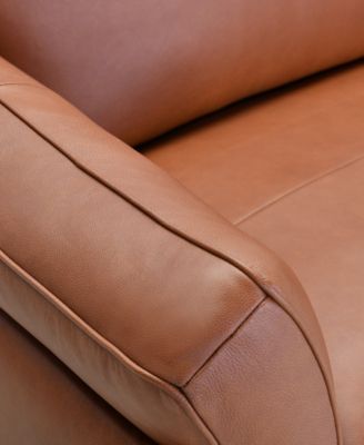 Keery 49" Leather Chair, Created for Macy's