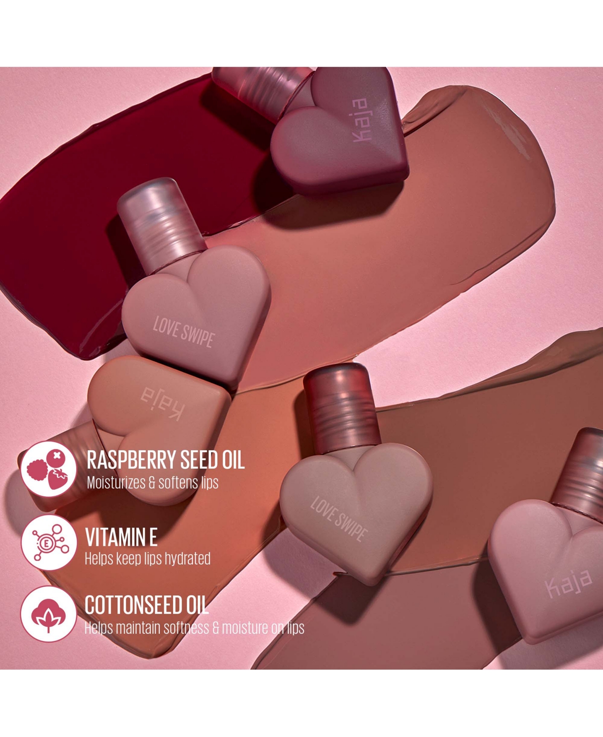 Kaja Love Swipe Lightweight Cushiony Lip Mousse, oz.