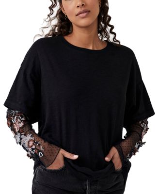 Free People - Women's Gardener Layered-Look T-Shirt
