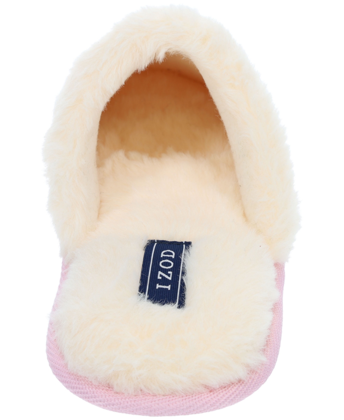Izod Women's Cable Knit Lip Sole Scuff Slipper