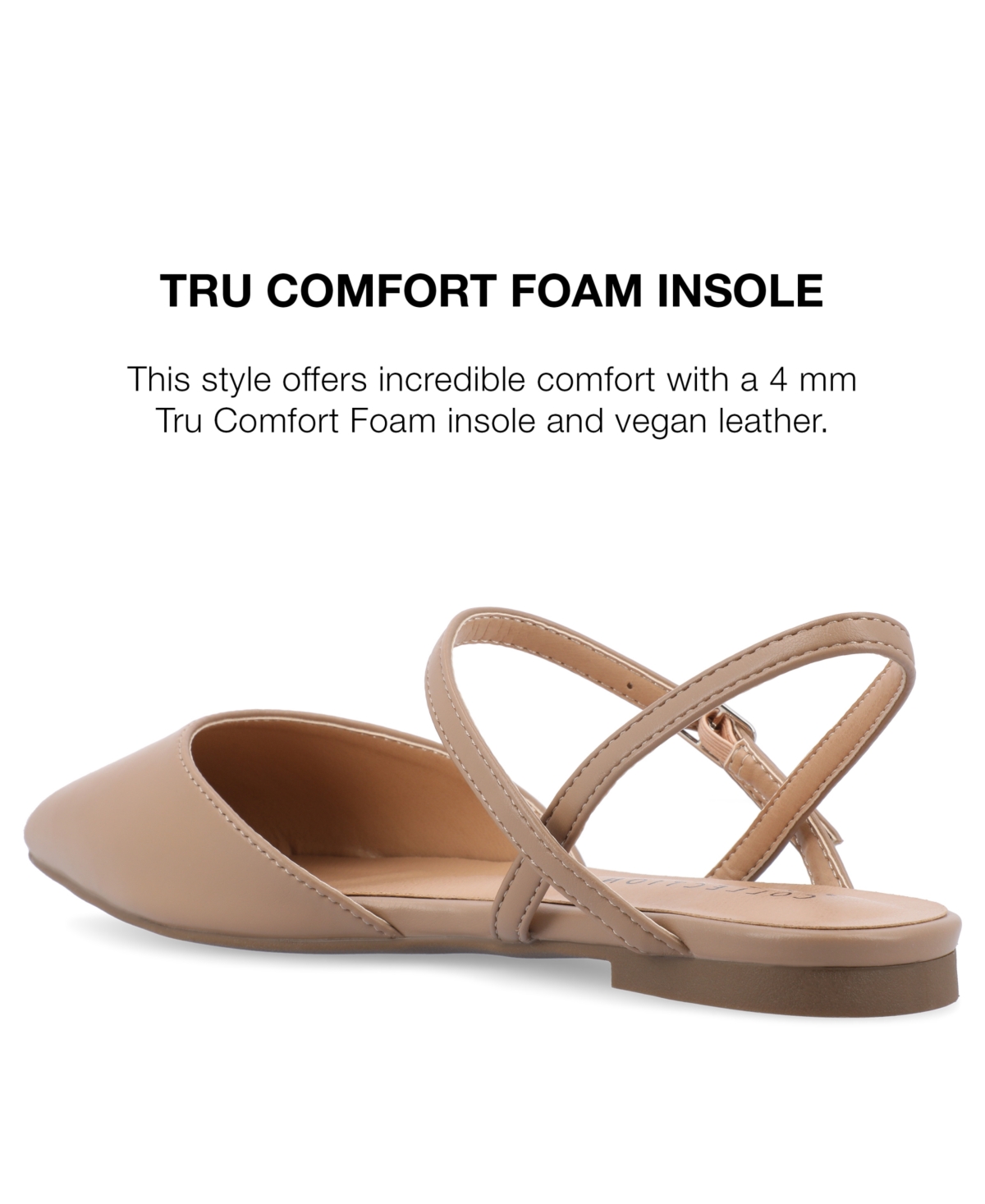 Journee Collection Women's Martine Strappy Pointed Toe Flats
