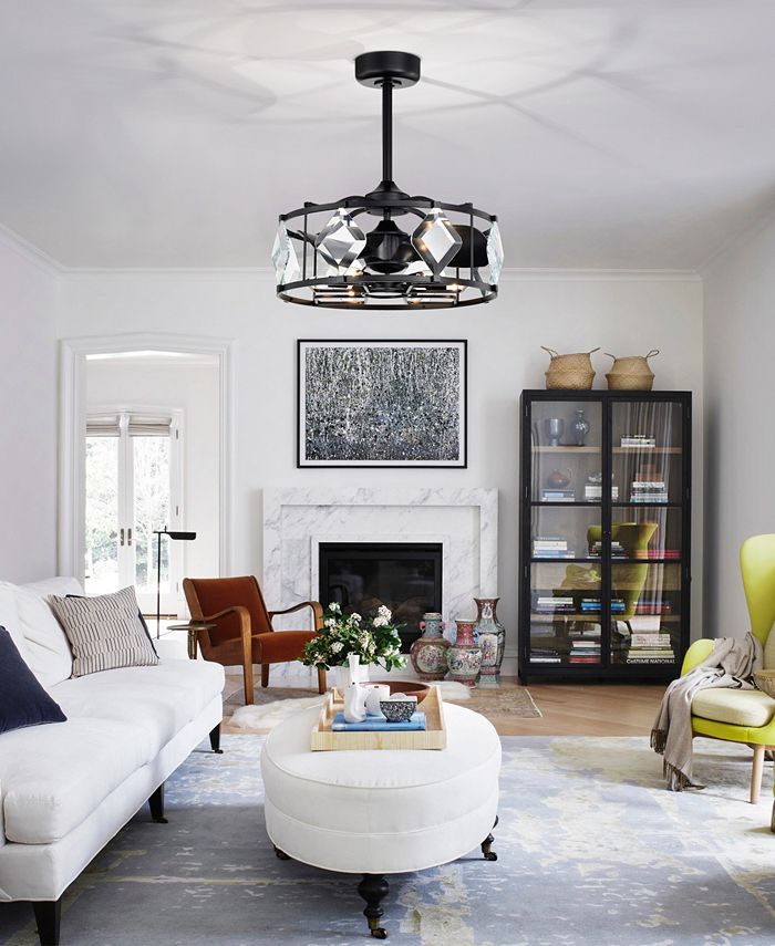 Home Accessories Dakota 24.8" 6Light Indoor Ceiling Fan with Light Kit