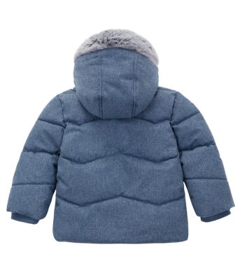 Baby Boys Sherpa Lined Puffer Jacket Winter Coat