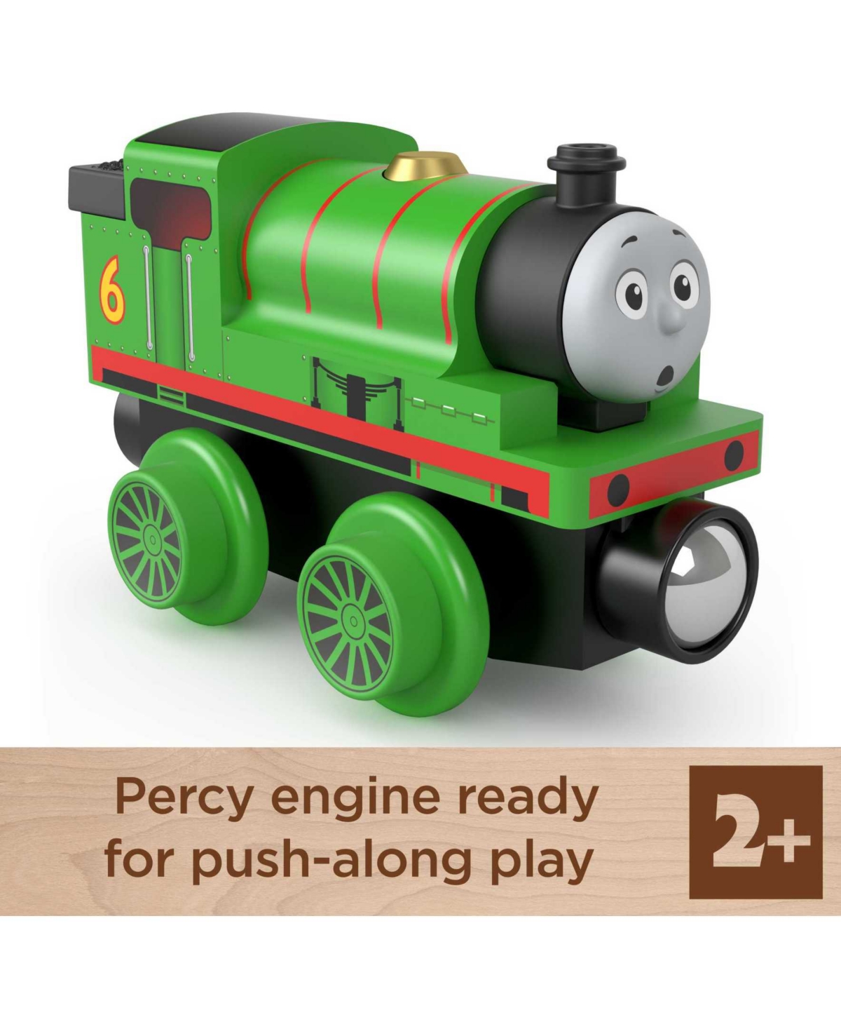 Shop Fisher Price Thomas Friends Wooden Railway, Percy Engine Toy In Multi