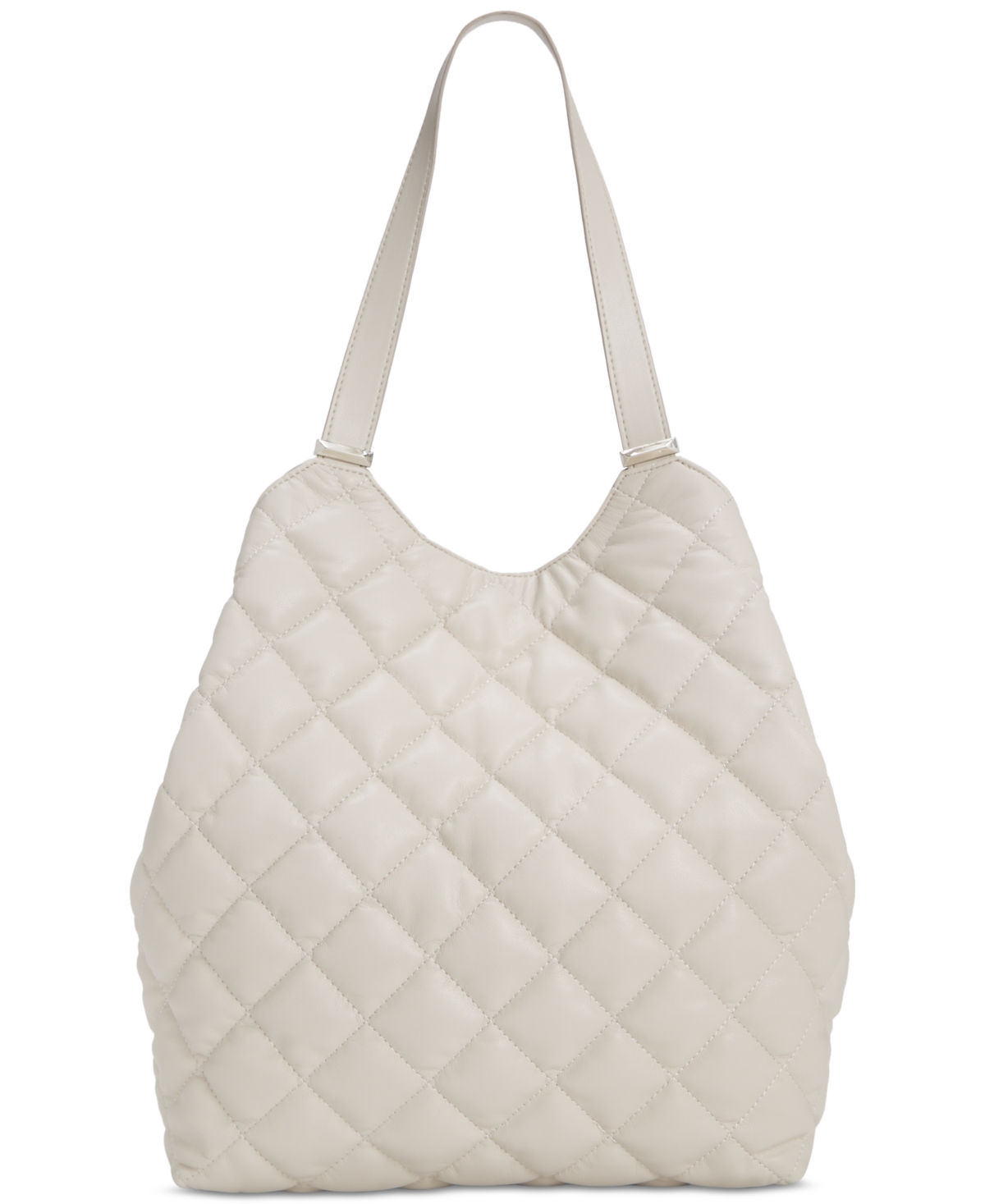 Inc International Concepts Andria Quilted Extra Large Tote, Created For Macy's In Bone