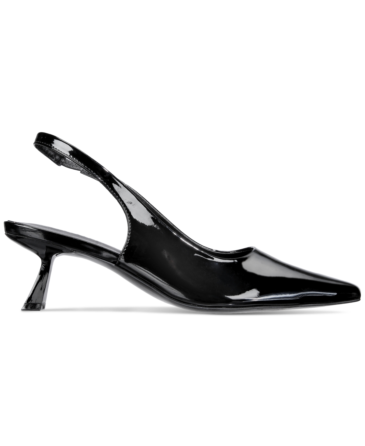 Shop Vaila Shoes Women's Lisa Pointed-toe Slingback Pumps-extended Sizes 9-14 In Black