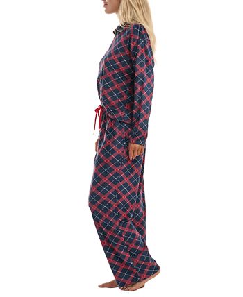 Tommy Hilfiger Women\'s 2-Pc. Macy\'s - Velour Pajamas Printed Set