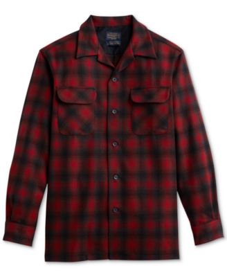 Pendleton - Men's Original Plaid Button-Down Wool Board Shirt