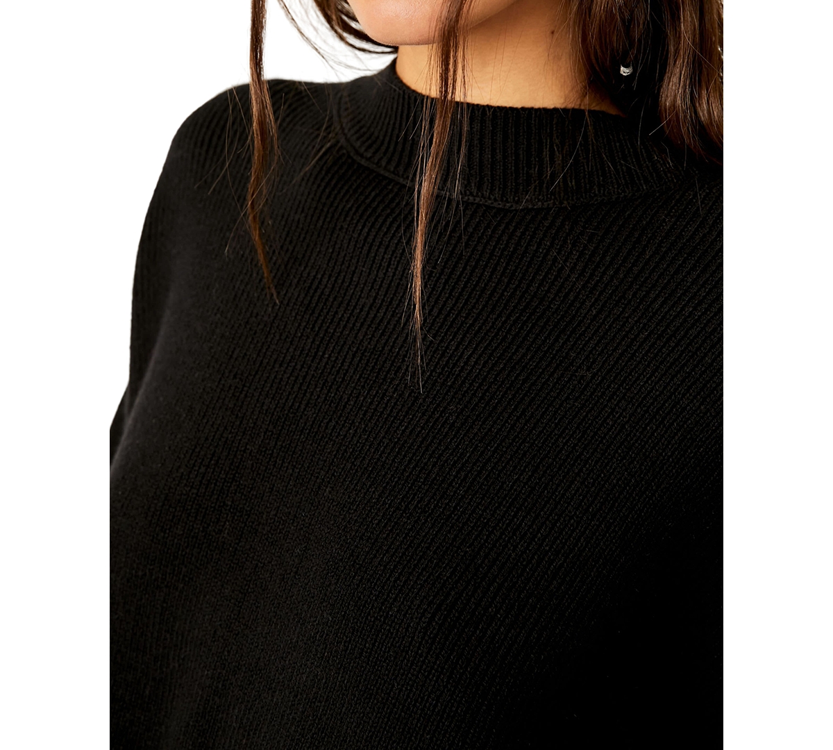 Free People Women's Easy Street Ribbed Cropped Pullover Sweater