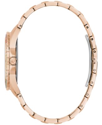 Men's Classic Phantom Rose Gold-Tone Stainless Steel Bracelet Watch 40mm
