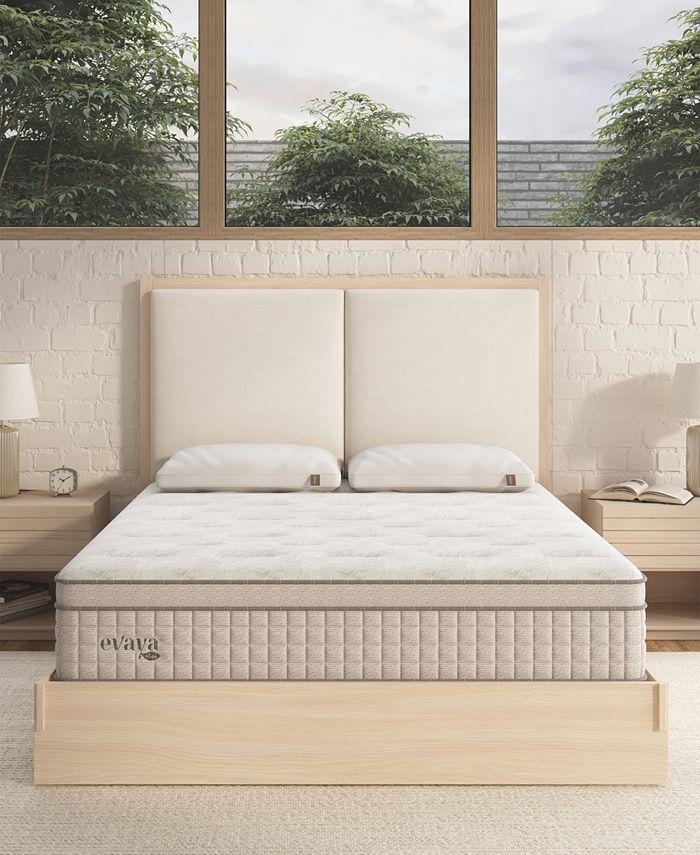 12Park Evaya 12" Bliss Plush Eurotop Mattress, King Macy's