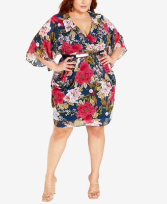 knee length dresses for ladies Minnie Pink Silky Wrap Mini Dress - FINAL SALE
