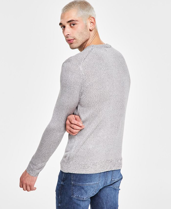 INC International Concepts Men's Tucker Crewneck Sweater Blue Size Small main image 1