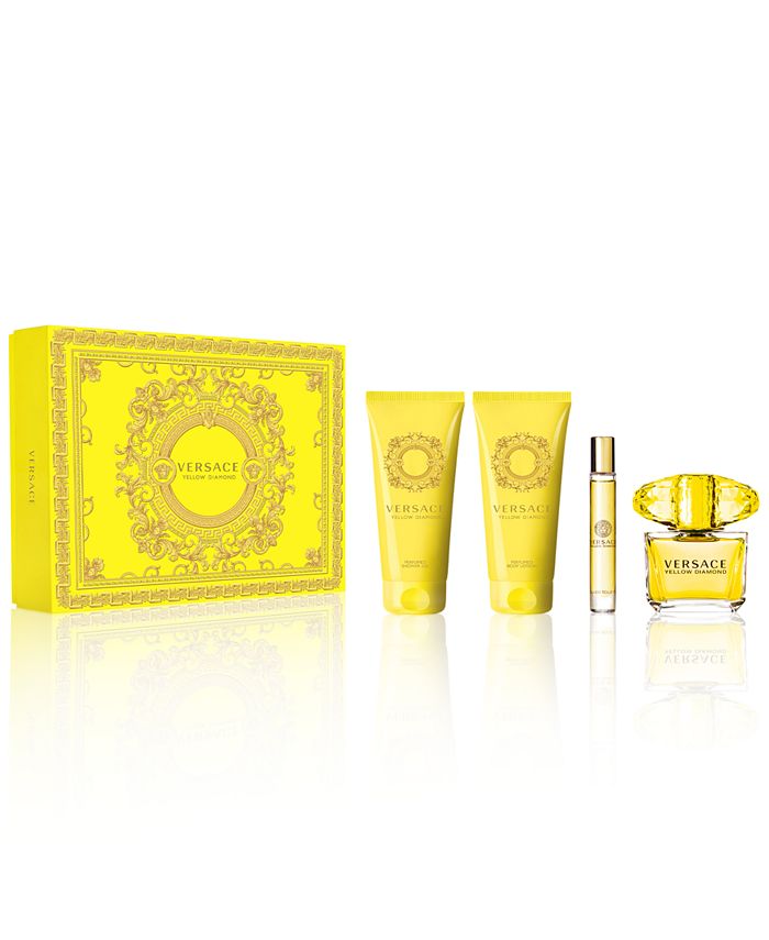 de Gift Toilette 4-Pc. Macy\'s Diamond Eau Set - Yellow Versace