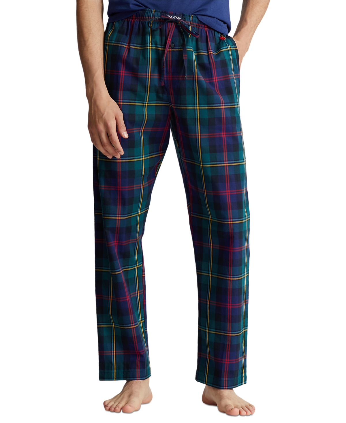 Polo Ralph Lauren Men's Cotton Plaid Pajama Pants In Polo Plaid