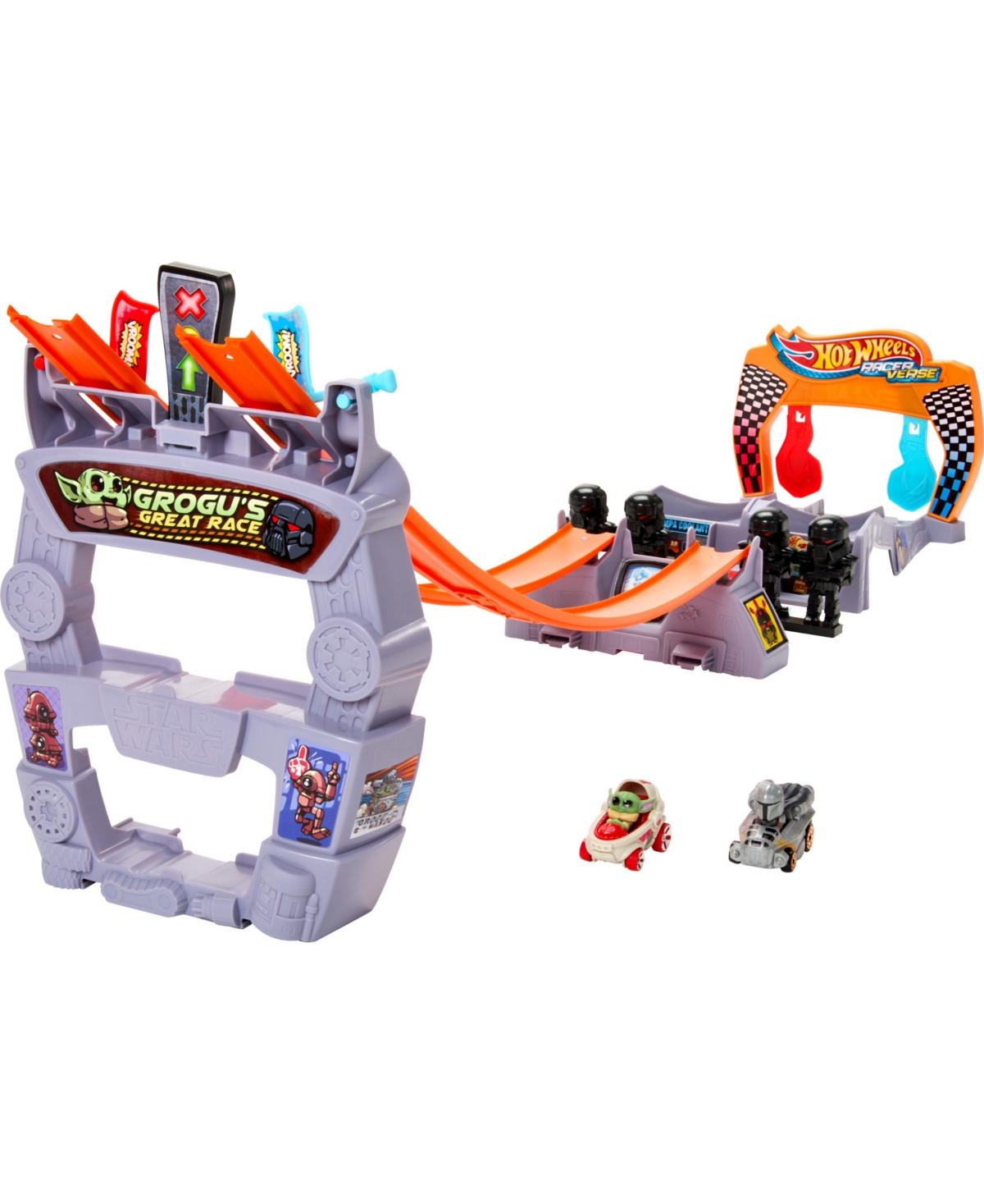 Hot Wheels Kids' Racerverse, Star Wars Track Set With 2  Racers Inspired By Star Wars In Multi-color