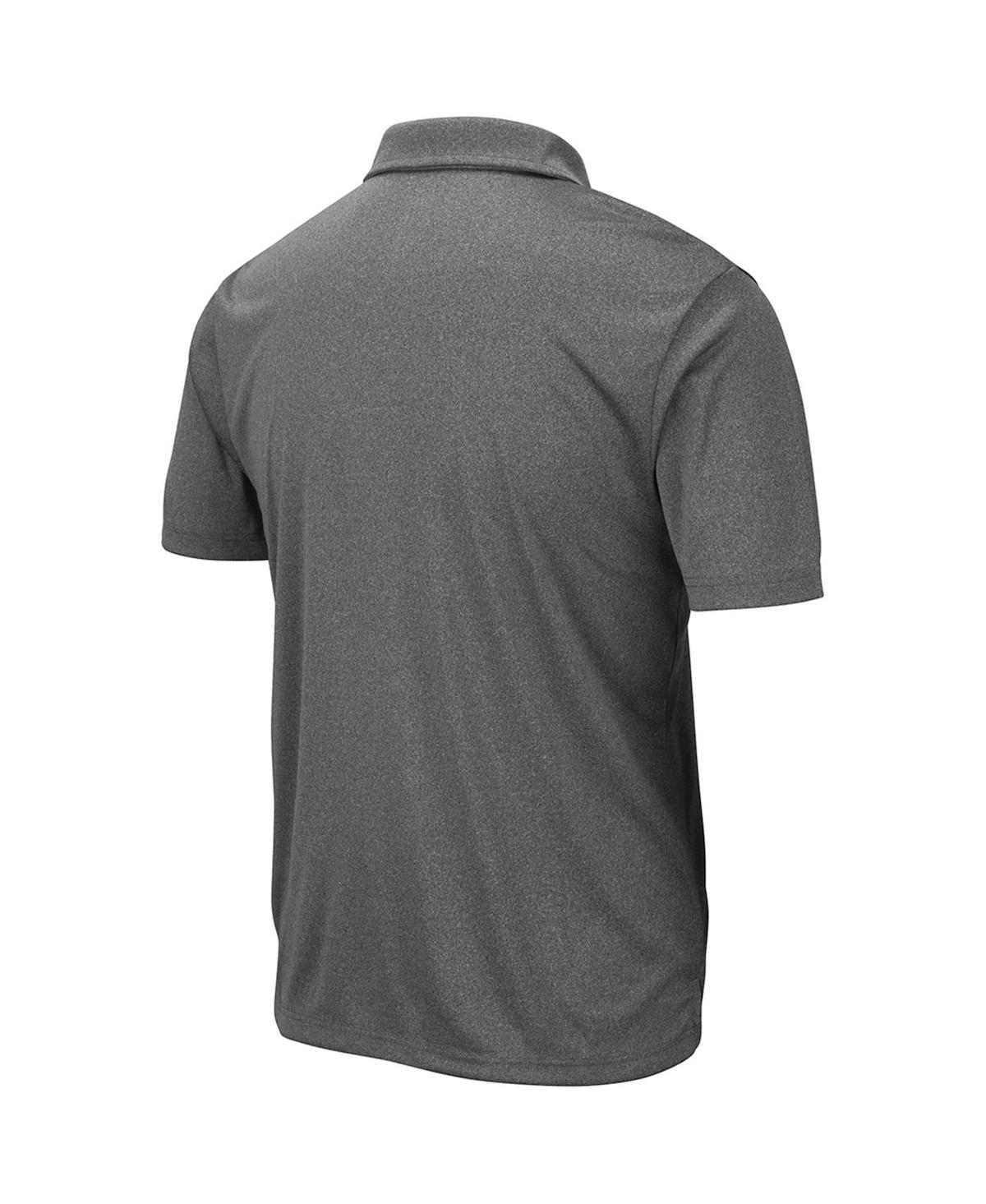 Shop Colosseum Men's  Heathered Charcoal Gonzaga Bulldogs Smithers Polo Shirt In Heather Charcoal