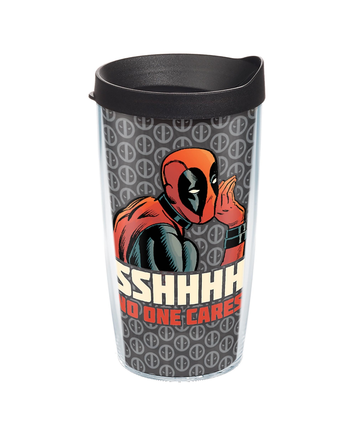 Tervis Tumbler Tervis Marvel Deadpool Shhh No One Cares Made In Usa Double Walled Insulated Tumbler Travel Cup Keep In Open Miscellaneous