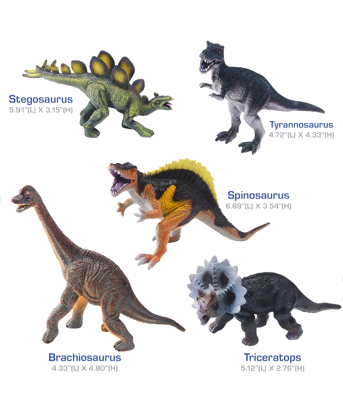 Shop Animal Zone Dino Collectibles 5 Pack, Created For You By Toys R Us In Multi