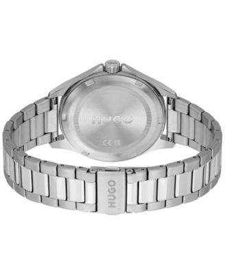 Men's Complete Quartz Stainless Steel Watch 42mm