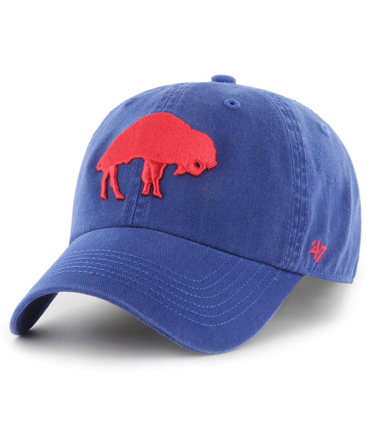 47 Brand Men's ' Royal Distressed Buffalo Bills Gridiron Classics Franchise Legacy Fitted Hat
