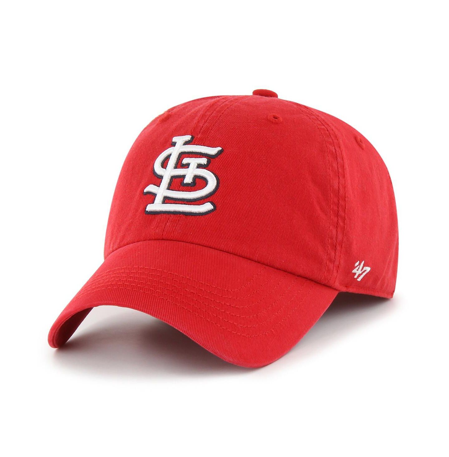 Мужская кепка '47 Brand Red St. Louis Cardinals Franchise Logo Fitted Hat — фото 3