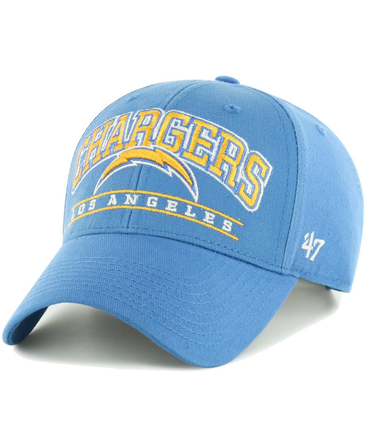 47 Brand Men's ' Powder Blue Los Angeles Chargers Fletcher Mvp Adjustable Hat