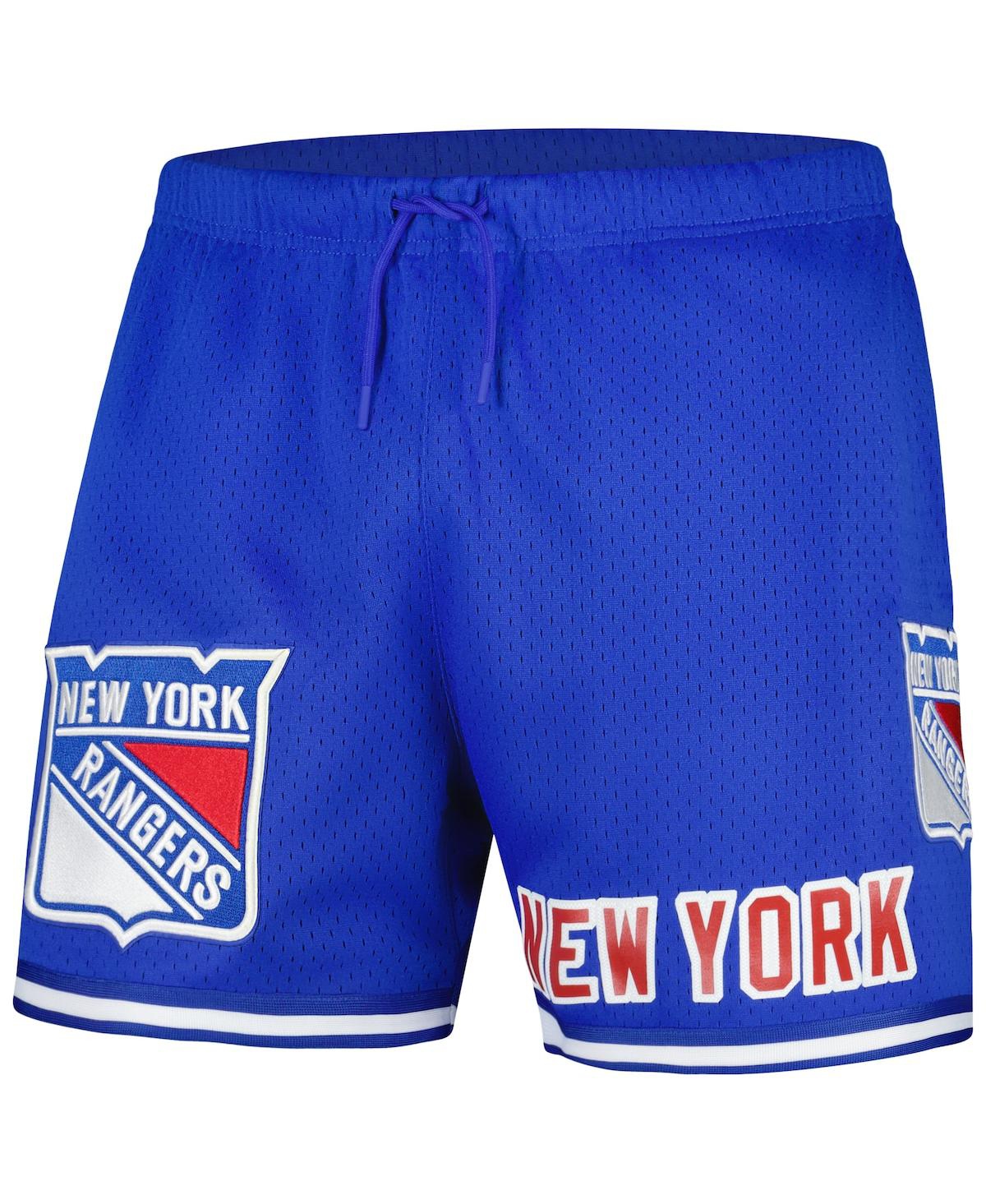 Pro Standard Men's  Royal New York Rangers Classic Mesh Shorts In Royal