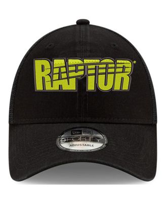 Men's Black William Byron Raptor 9FORTY A-Frame Trucker Snapback Adjustable Hat