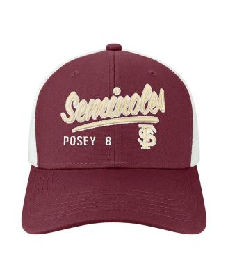 Men's Buster Posey Garnet Florida State Seminoles Pro Trucker Snapback Hat