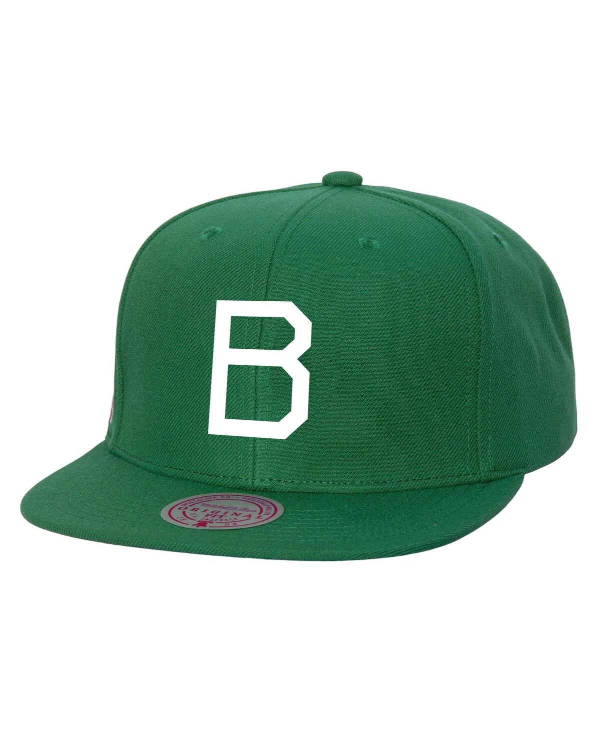 Mitchell & Ness Men's  Green Brooklyn Dodgers Cooperstown Collection Evergreen Snapback Hat In Green