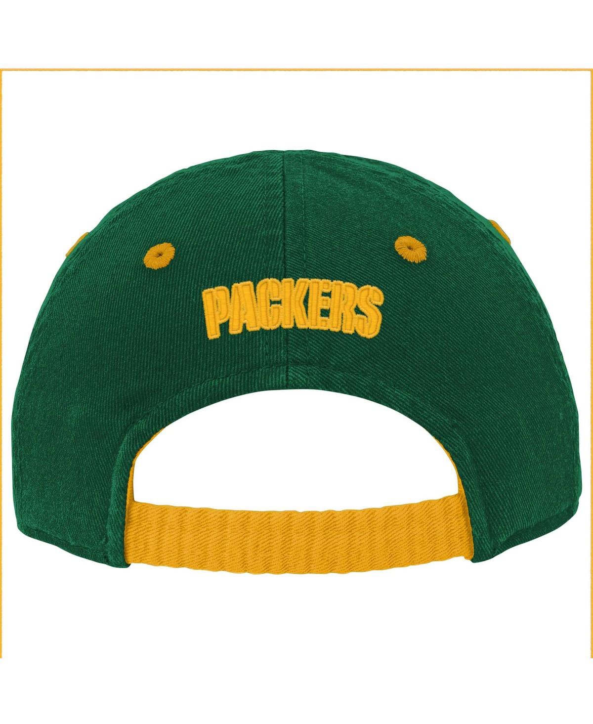 Shop Outerstuff Boys And Girls Infant Green Green Bay Packers Team Slouch Flex Hat