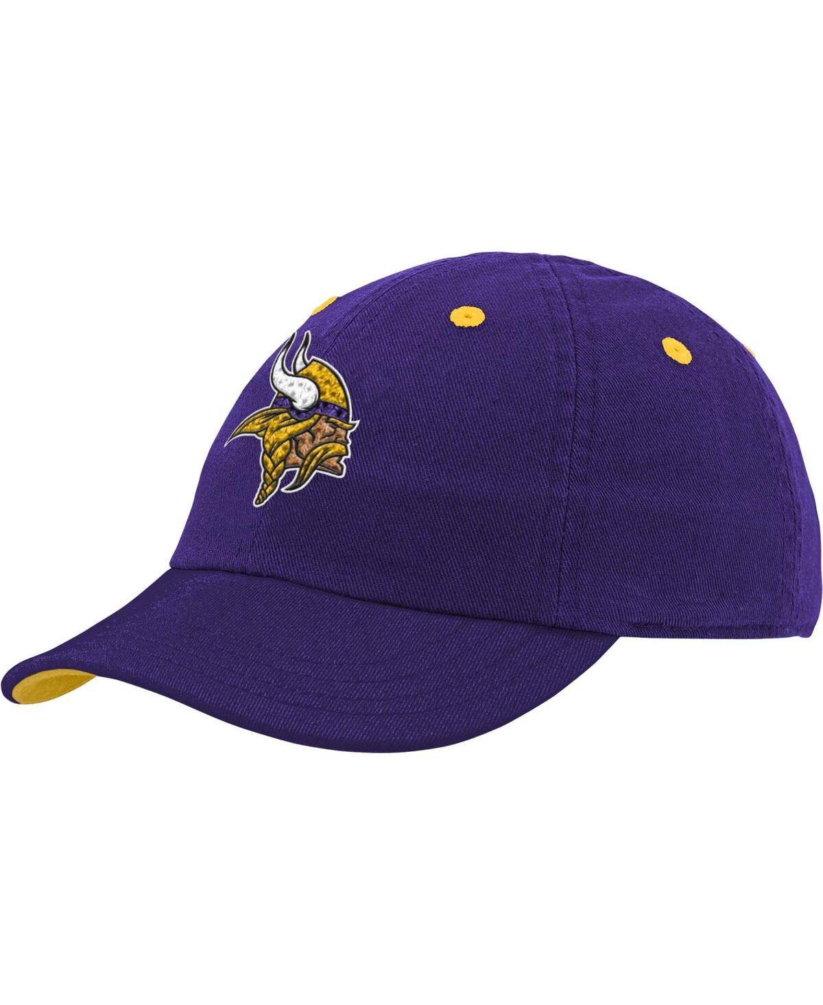 Outerstuff Babies' Boys And Girls Infant Purple Minnesota Vikings Team Slouch Flex Hat