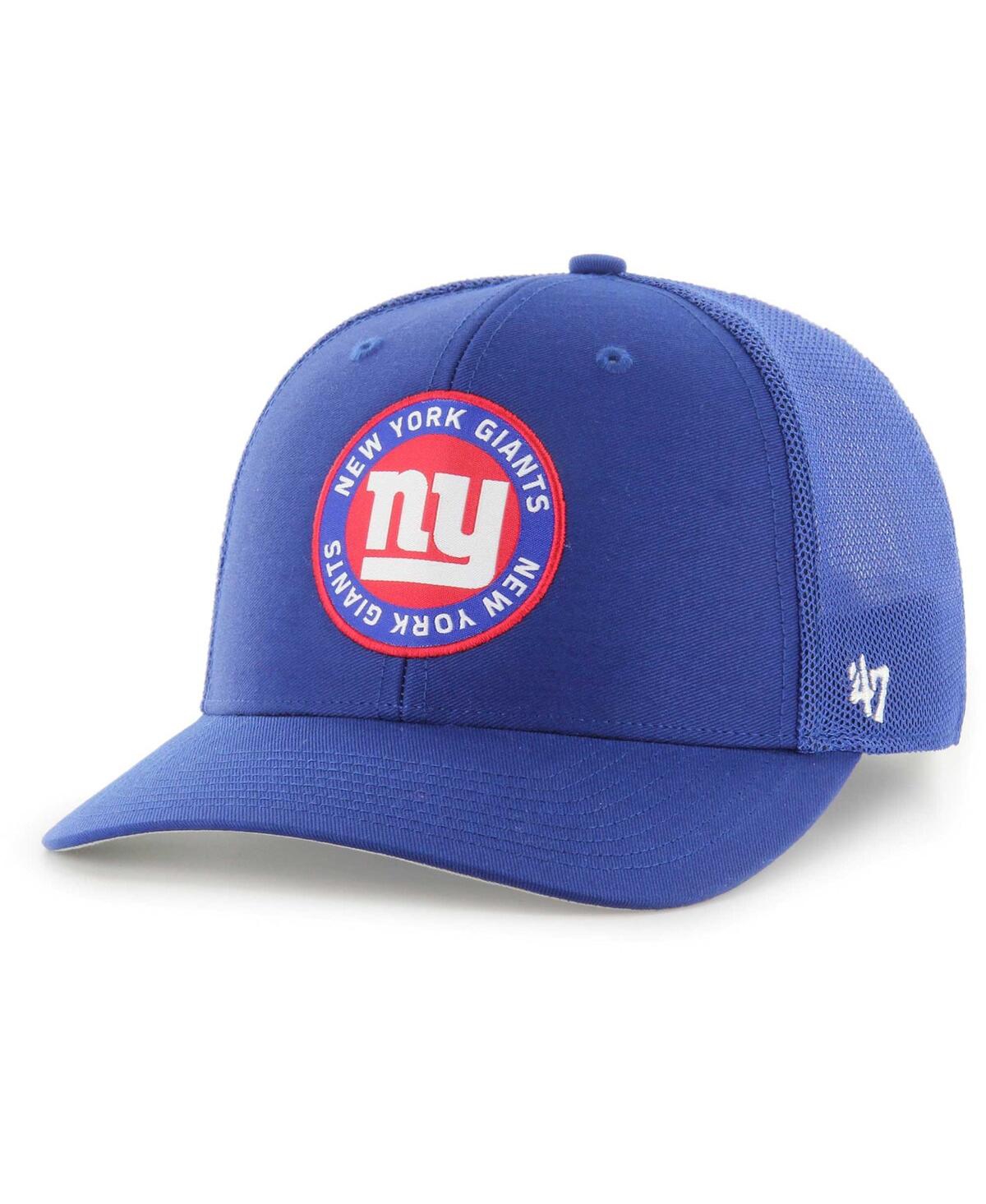 47 Brand Men's ' Royal New York Giants Unveil Flex Hat