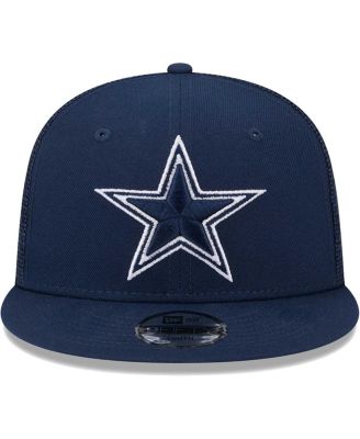 Big Boys and Girls Navy Dallas Cowboys Main Trucker 9FIFTY Snapback Hat