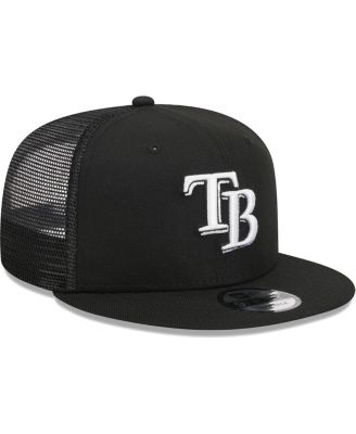 Men's Black Tampa Bay Rays Trucker 9FIFTY Snapback Hat