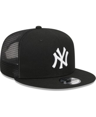 Men's Black New York Yankees Trucker 9FIFTY Snapback Hat