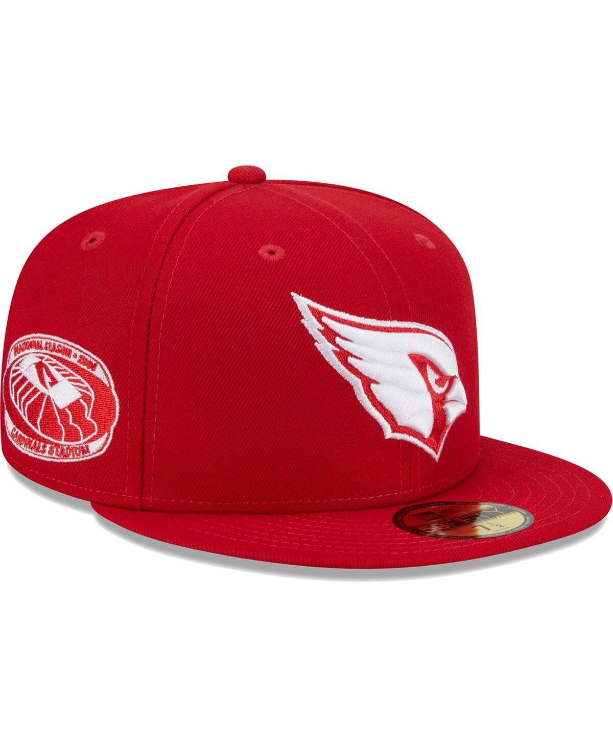 New Era Men's  Scarlet Arizona Cardinals 2006 Inaugural Season Main Patch 59fifty Fitted Hat In Scarlet
