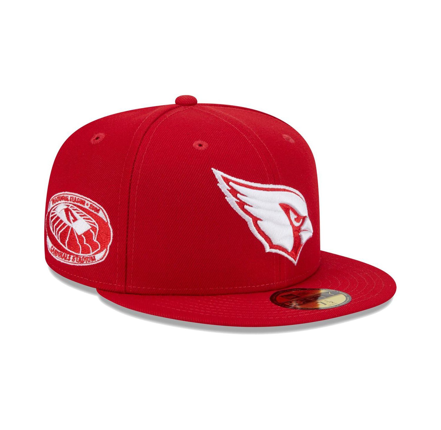 Men's Scarlet Arizona Cardinals 2006 Inaugural Season Main Patch 59FIFTY Fitted Hat